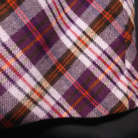 ESPRIT, plaid lined skirt with belt loops, side zip, size 8, BNWOT - Picture 8 of 16